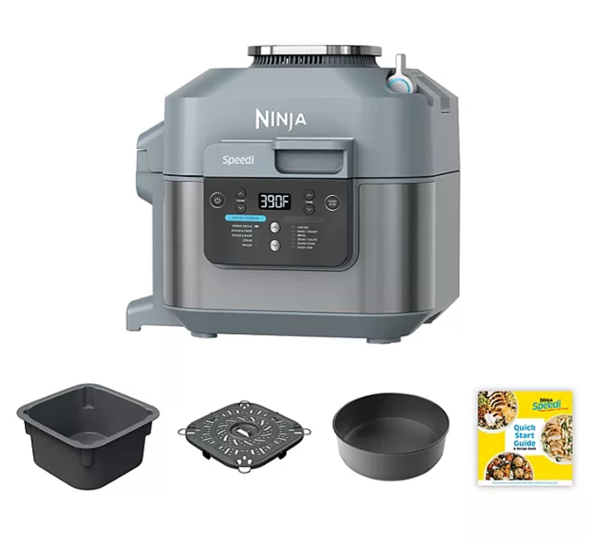 Ninja Speedi Rapid Cooker & Air Fryer, 6-QT Capacity, 12-in-1  Functionality, 15-Minute Meals All In One Pot Light Gray SF303CO - Best Buy