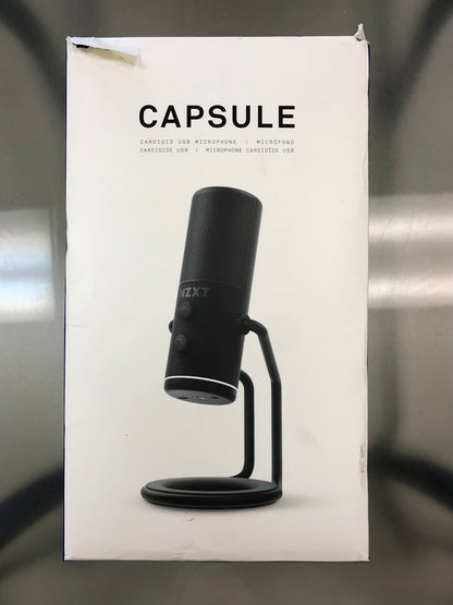 Capsule - USB Cardioid Streaming, Gaming & Podcasting Microphone - Crystal Clear Voice Clarity - Built-in Shock Absorber - Easy Boom Arm Mounting - Twitch, Discord, YouTube - Black