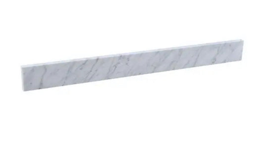 251WH 30 in. W x 4 in. H Carrara Marble Vanity Top Marble Backsplash in White - 1 pack