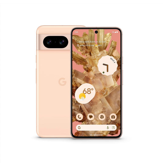 Google Pixel 8 - Unlocked Android Smartphone with Advanced Pixel Camera, 24-Hour Battery, and Powerful Security - Rose - 256 GB