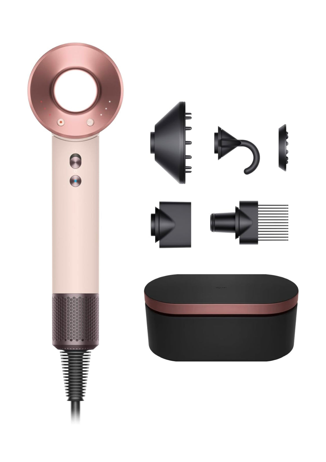 Dyson Limited edition Ceramic Pink and Rose gold Supersonic™ hair dryer with Onyx and Rose Presentation case