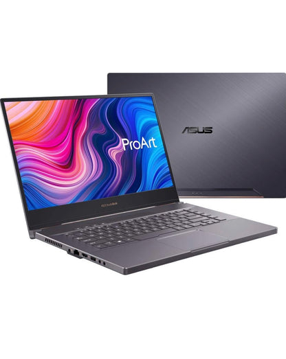 ASUS ProArt StudioBook 15 Mobile Workstation Laptop, 15.6” UHD NanoEdge Bezel, Intel Core i7-9750H, 32GB DDR4, 512G+512GB RAID-0 SSD, NVIDIA GeForce RTX 2060, Windows 10 Pro, H500GV-XS76, Star Grey