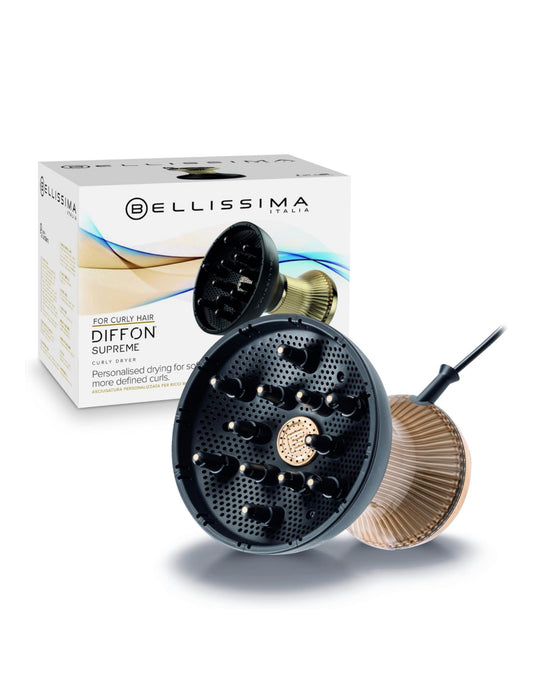 Diffon Supreme Diffuser & Curly Hair Dryer - XL Diffuser for Quick Drying - Cool Button - Anti-Frizz Technology