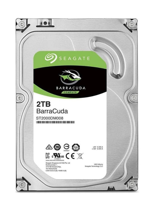 Seagate Barracuda ST2000DM008 2 TB 3.5" Internal Hard Drive - SATA