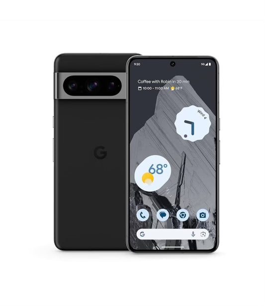 Google Pixel 8 Pro - Unlocked Android Smartphone with Telephoto Lens and Super Actua Display - 24-Hour Battery - Obsidian - 512 GB