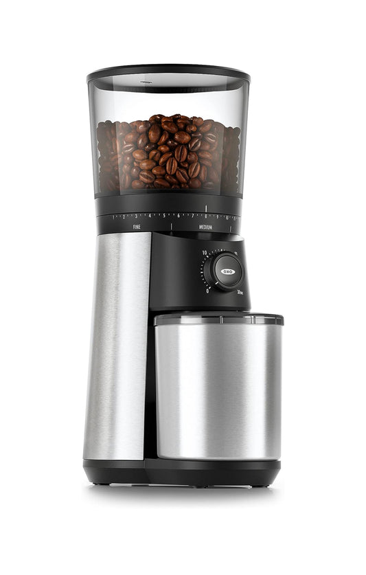 OXO Brew Conical Burr Coffee Grinder , Silver