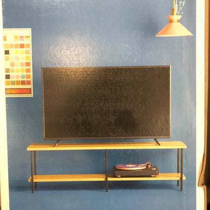 Room Essential Wood and Metal TV Stand