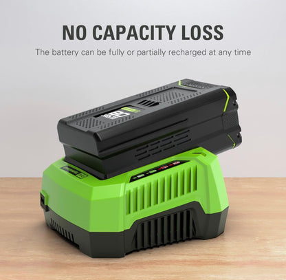 Greenworks PRO 80V 4.0Ah Lithium-Ion Battery ((Genuine Greenworks Battery / 75+ Compatible Tools)