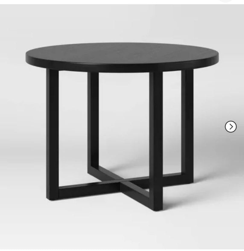 Keener Black Dinning Table