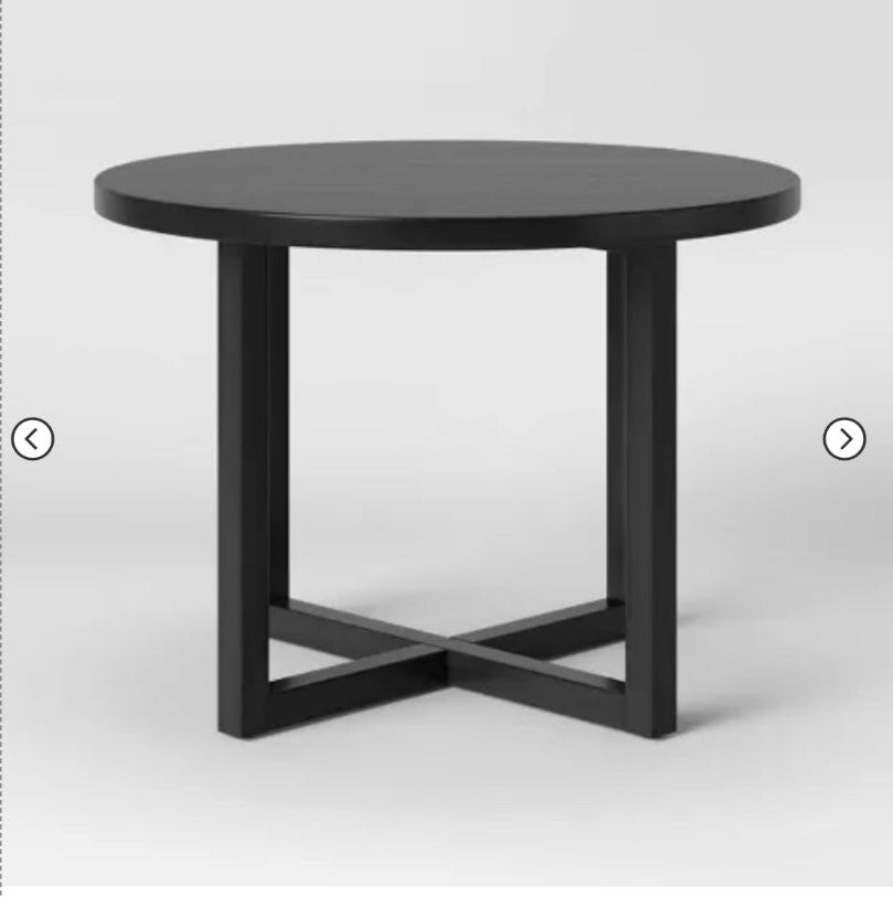 Keener Black Dinning Table