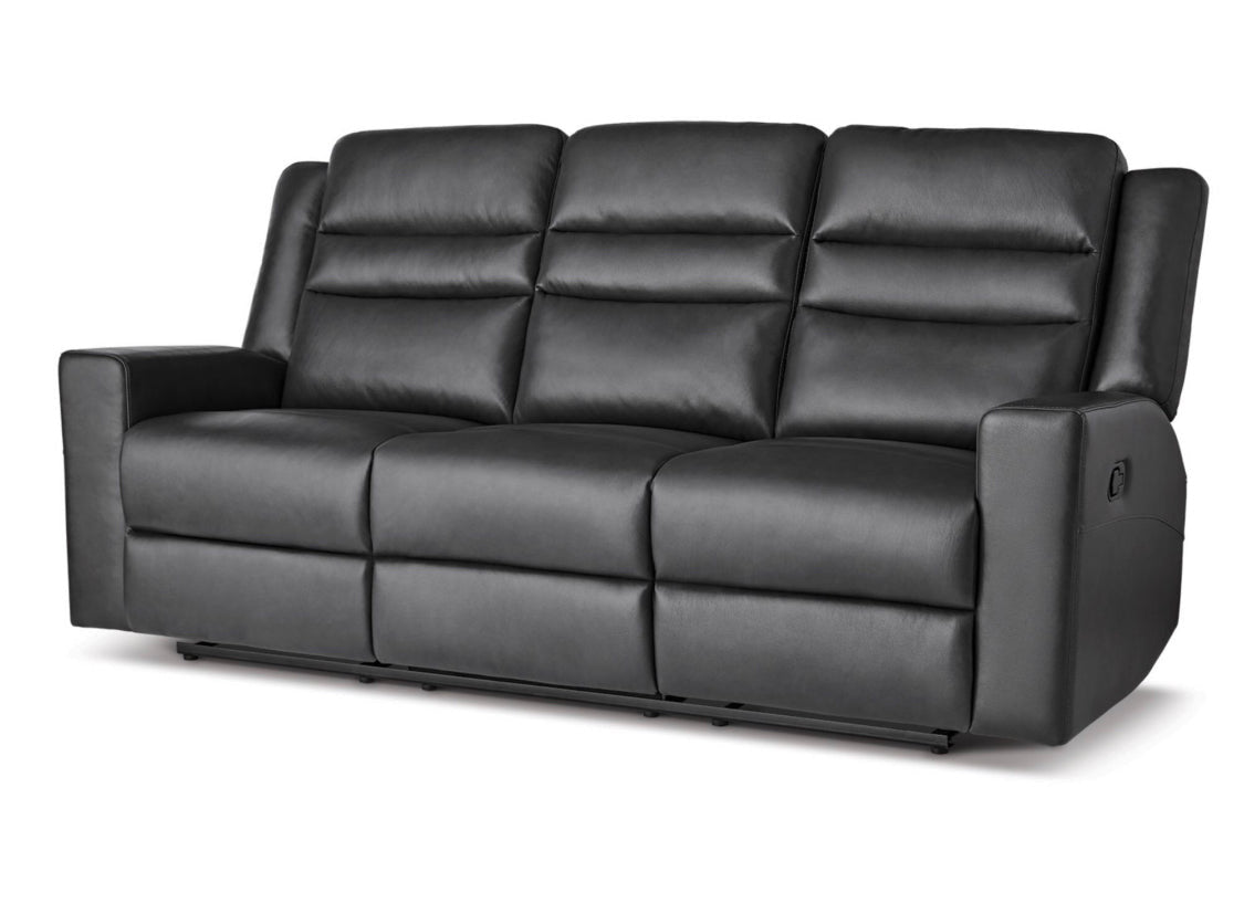 Member's Mark Easton Leather Recliner Sofa (Gray)